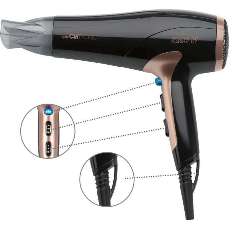 ProfiCare Clatronic HT 3661 fén na vlasy 1 ks