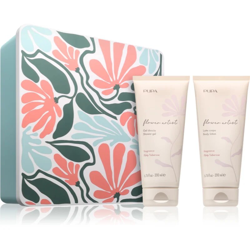 PUPA Milano Flower Artist Kit dárková sada na tělo s vůní Flirty Tuberose