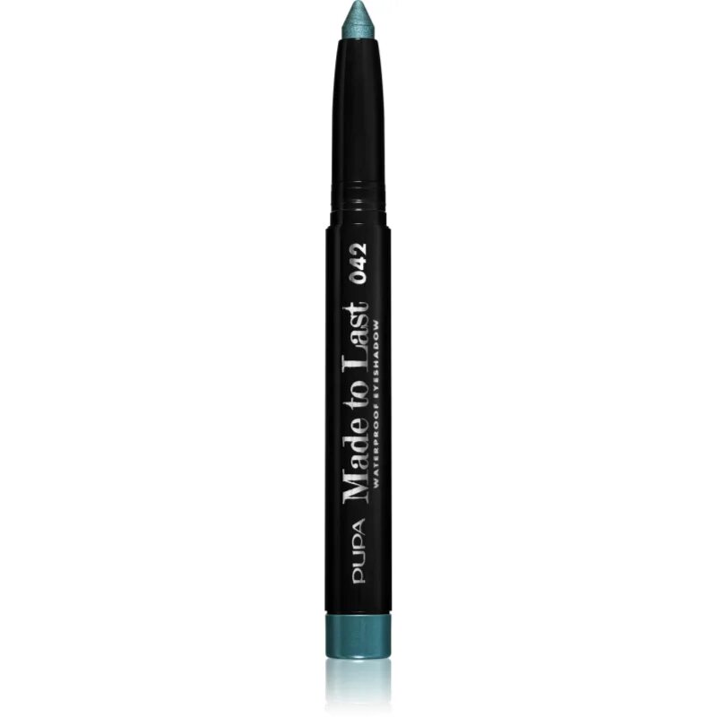 PUPA Milano Made to Last dlouhotrvající oční stíny v tužce voděodolné odstín 042 Vibrant Green 1.4 g