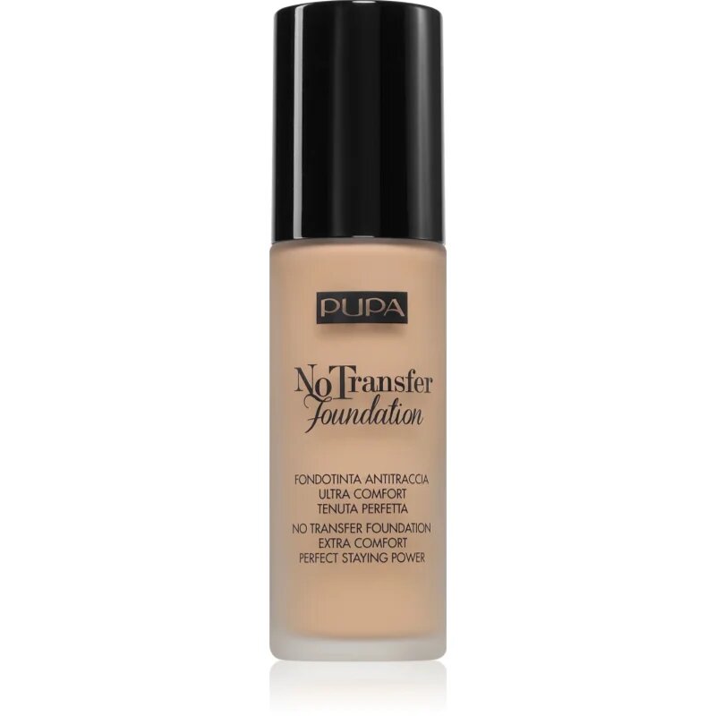 PUPA Milano No Transfer Foundation hydratační make-up SPF 15 odstín Nude 30 ml