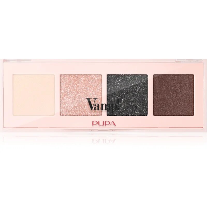 PUPA Milano Vamp! Eyeshadow Palette paletka očních stínů 006 Deep Nude 5.2 g