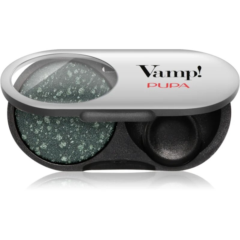 PUPA Milano Vamp! Radiant Baked Eyeshadow dlouhotrvající zářivé oční stíny odstín 304 Woodland Green - GEMS 1 g