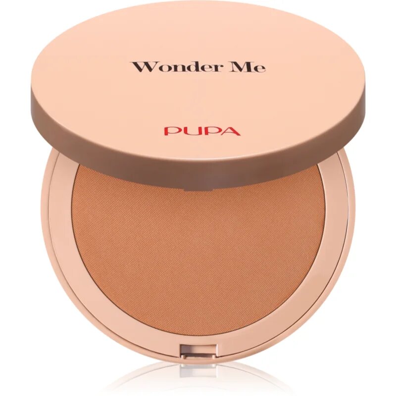 PUPA Milano Wonder Me Bronzer kompaktní bronzující pudr pro dokonalou pleť odstín 004 - Dark Warm 7.5 g