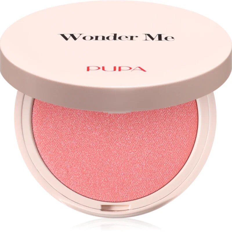 PUPA Milano Wonder Me Natural Effect Blush kompaktní tvářenka pro přirozený vzhled odstín 007 Good Vibes - Matt 4 g
