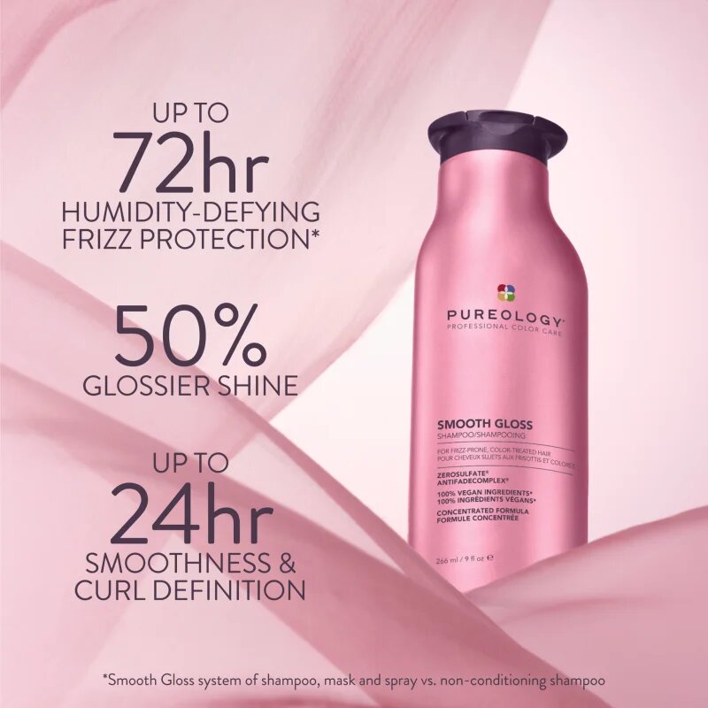 Pureology Smooth Gloss rozjasňující šampon na vlasy pro ženy 266 ml