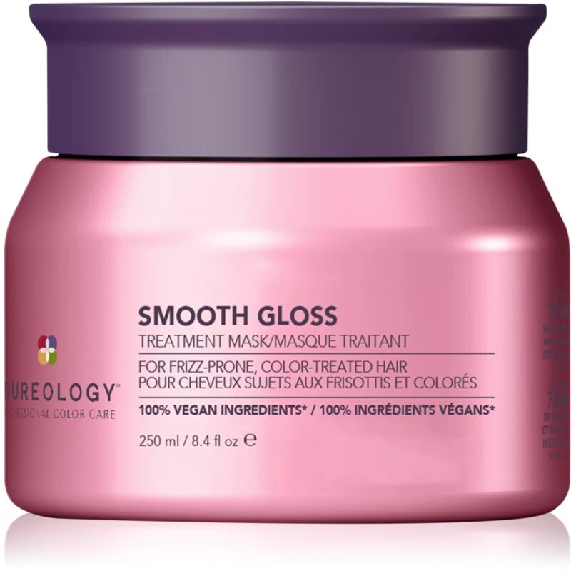 Pureology Smooth Gloss vyživující maska na vlasy pro ženy 250 ml
