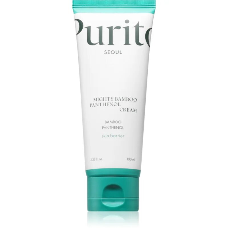 Purito Mighty Bamboo Panthenol Cream intenzivní regenerační krém pro obnovu kožní bariéry 100 ml