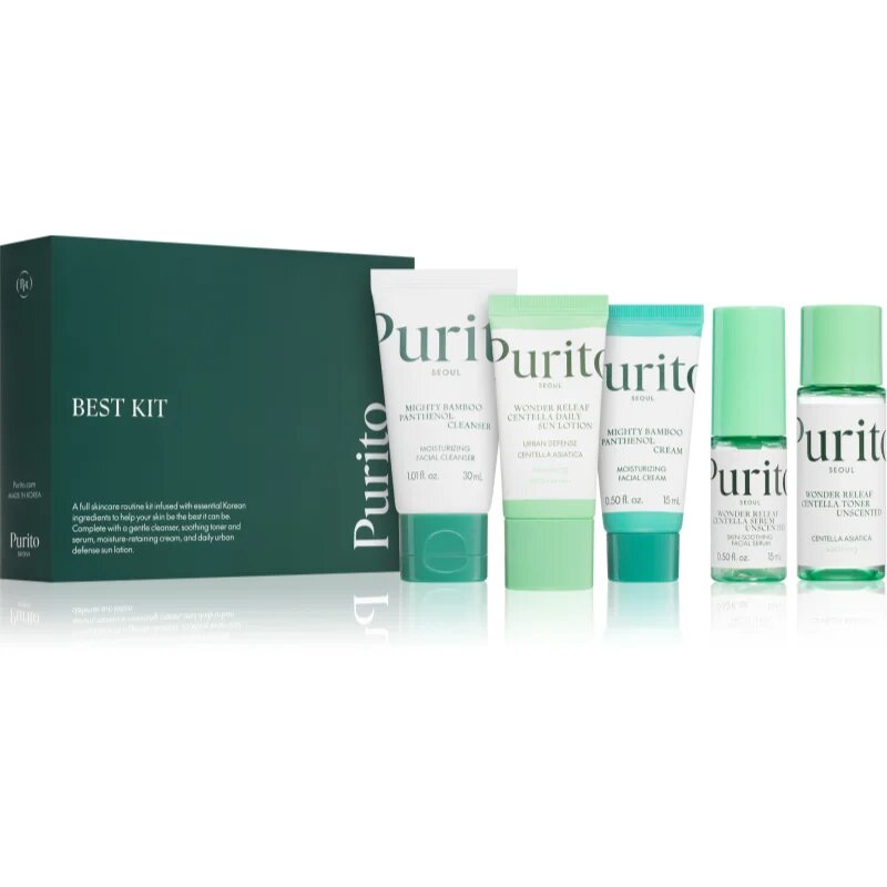 Purito Seoul Best Kit cestovní sada pro regeneraci pleti