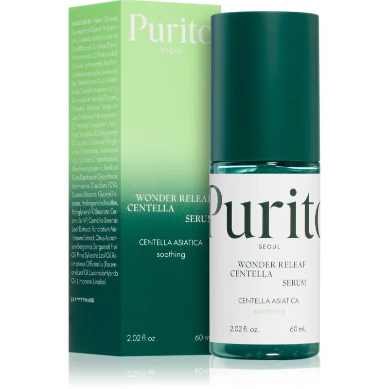Purito Wonder Releaf Centella Serum regenerační sérum chránící před vnějším znečištěním 60 ml