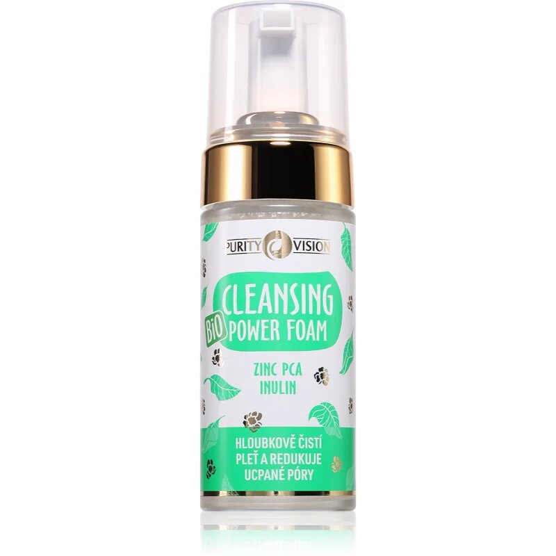 Purity Vision BIO Cleansing Power Foam hydratační čisticí pěna se zklidňujícím účinkem 90 ml