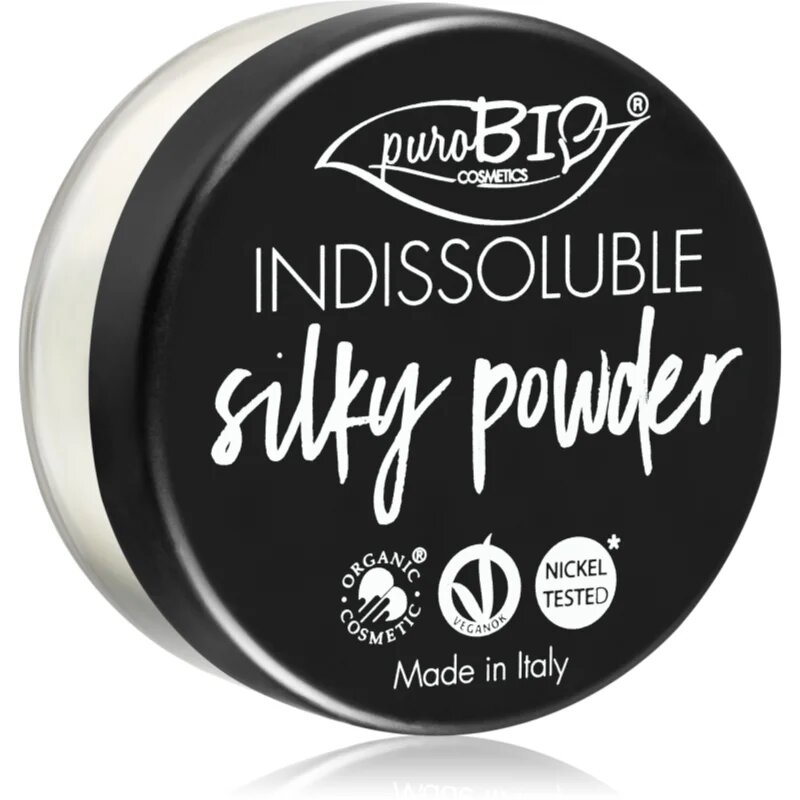puroBIO Cosmetics Indissouble matující sypký pudr odstín 01 Translucent 8 g