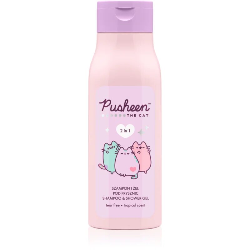 Pusheen 2 in 1 šampon a sprchový gel 2 v 1 400 ml