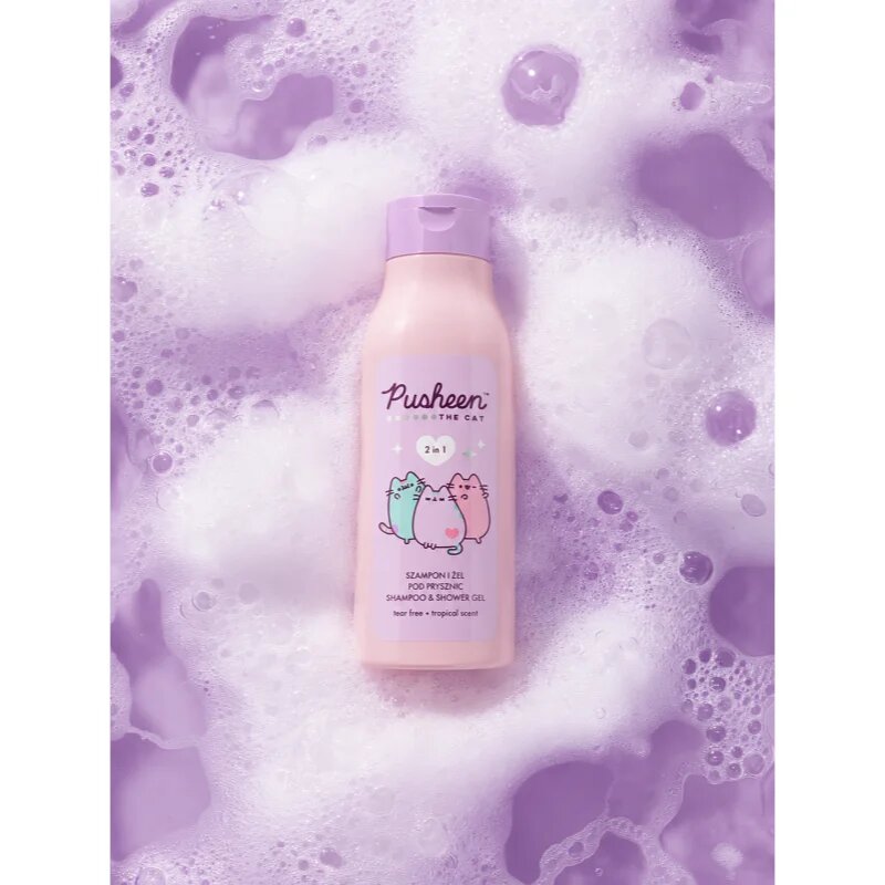 Pusheen 2 in 1 šampon a sprchový gel 2 v 1 400 ml