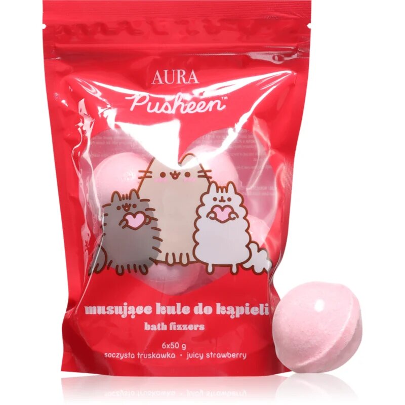 Pusheen Aura koupelová bomba 6x50 g