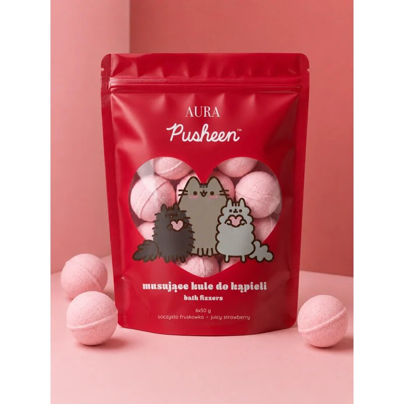 Pusheen Aura koupelová bomba 6x50 g