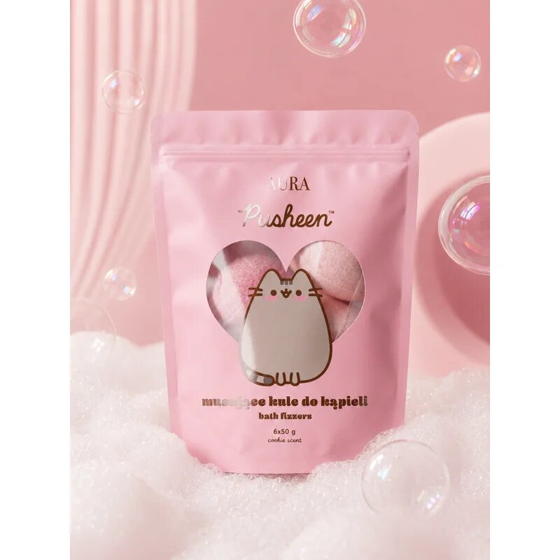Pusheen Aura koupelová bomba 6x50 g