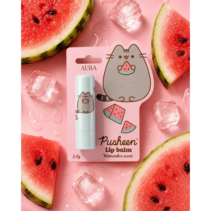 Pusheen Lip Balm balzám na rty odstín Watermelon 3.8 g