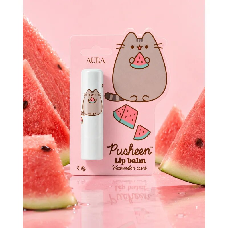 Pusheen Lip Balm balzám na rty odstín Watermelon 3.8 g