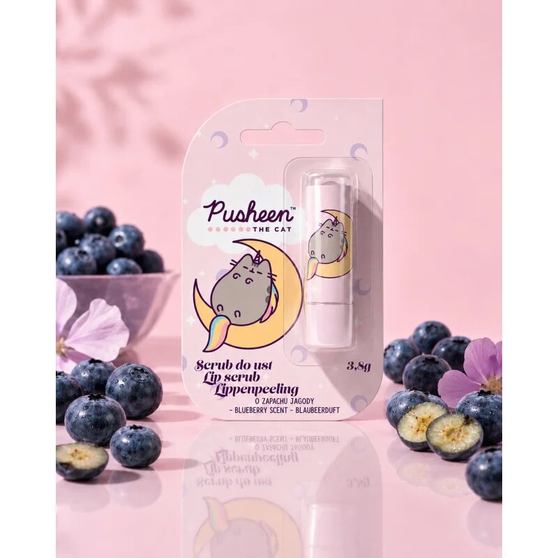 Pusheen Lipbalm balzám na rty odstín Sweet Blueberry 3.8 g