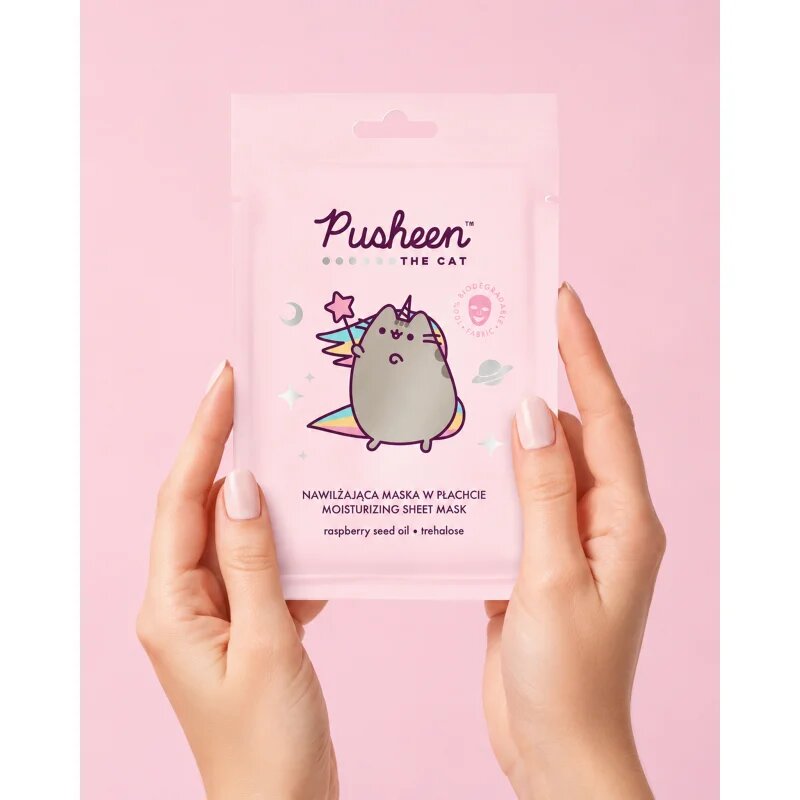 Pusheen Moisturizing Sheet Mask plátýnková maska 17 g