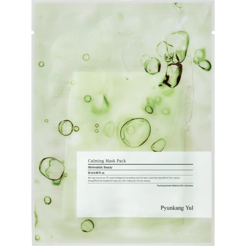 Pyunkang Yul Calming Mask Pack zklidňující plátýnková maska pro intenzivní hydrataci pleti 10x25 ml