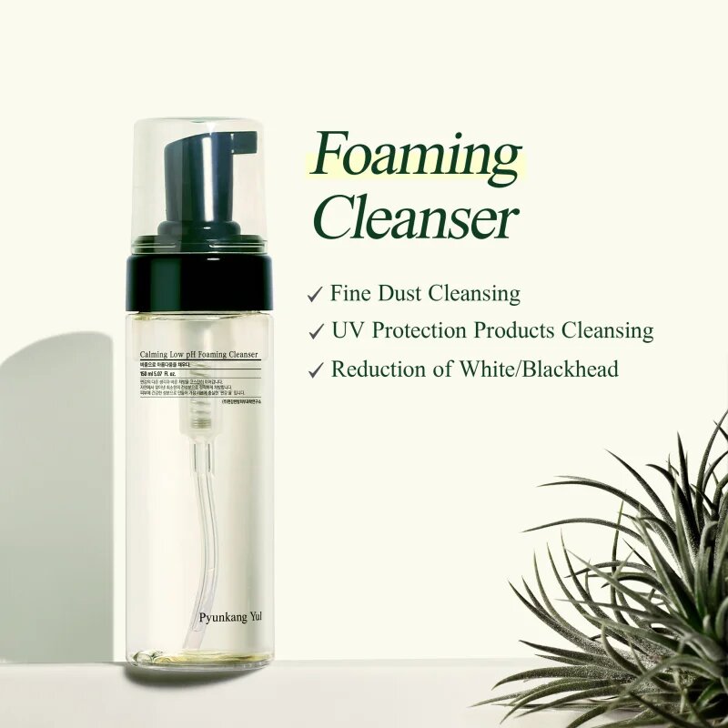 Pyunkang Yul Calming Moisture Low pH Foaming Cleanser jemná čisticí pěna pro citlivou a intolerantní pleť 150 ml