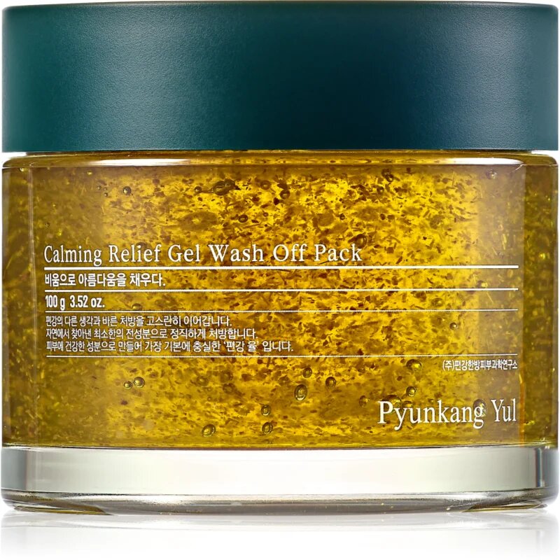 Pyunkang Yul Calming Relief Gel Wash Off Pack hloubkově hydratační maska pro zklidnění a posílení citlivé pleti 100 g