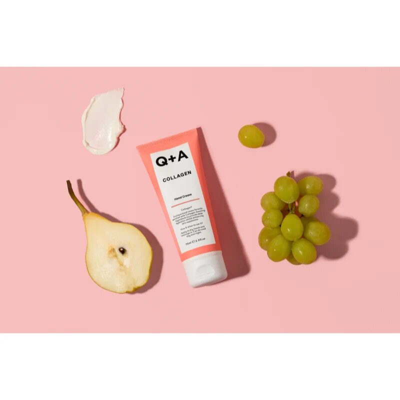 Q+A Collagen hydratační krém na ruce s vyživujícím účinkem 75 ml