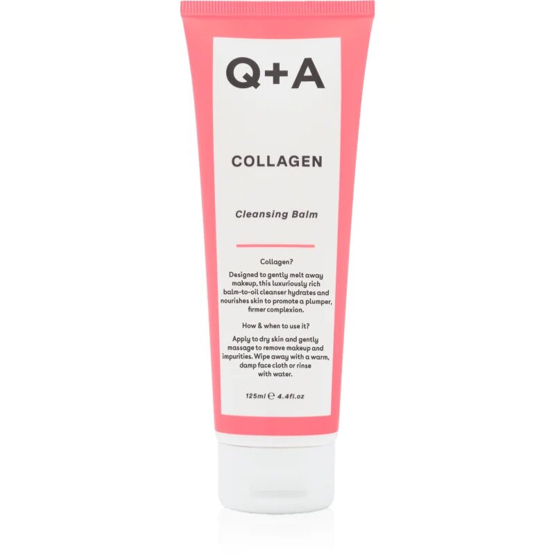 Q+A Collagen odličovací a čisticí balzám s vyživujícím účinkem 125 ml