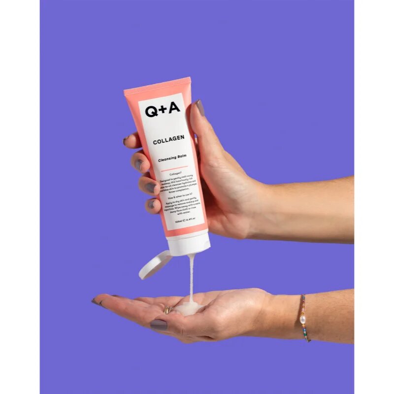 Q+A Collagen odličovací a čisticí balzám s vyživujícím účinkem 125 ml