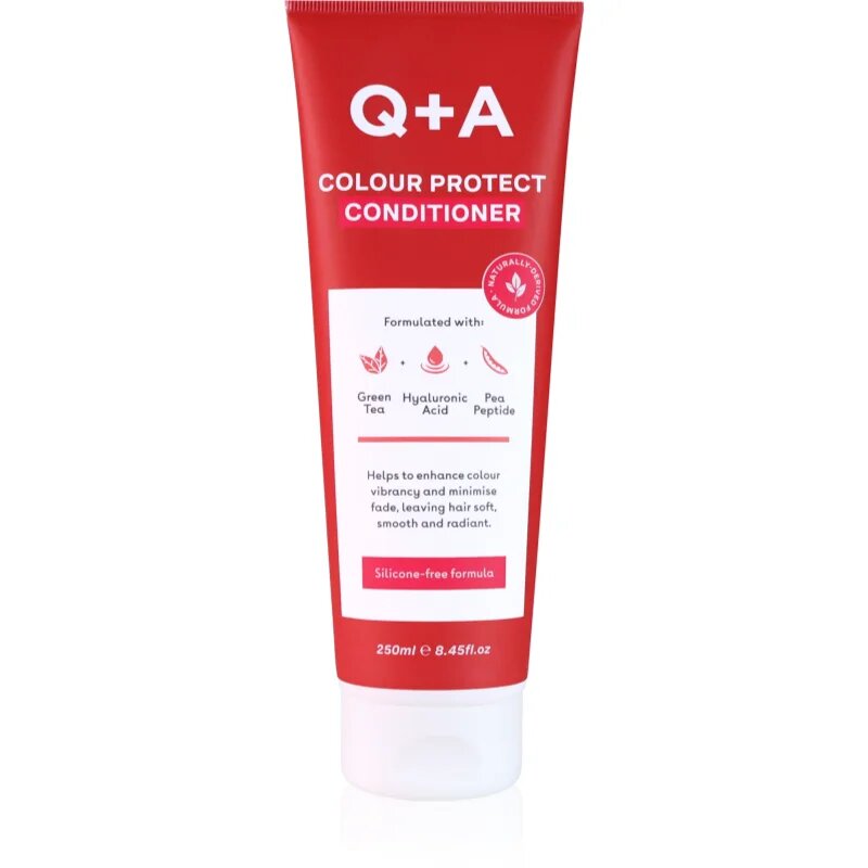 Q+A Colour Protect hydratační kondicionér na ochranu barvy bez silikonů 250 ml
