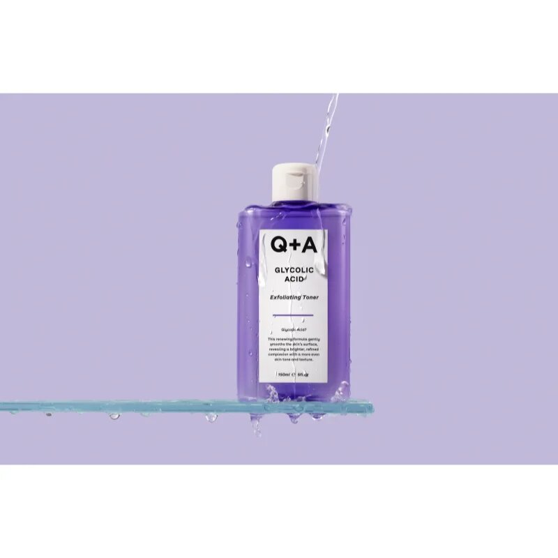 Q+A Glycolic Acid exfoliační čisticí tonikum s kyselinou glykolovou 150 ml