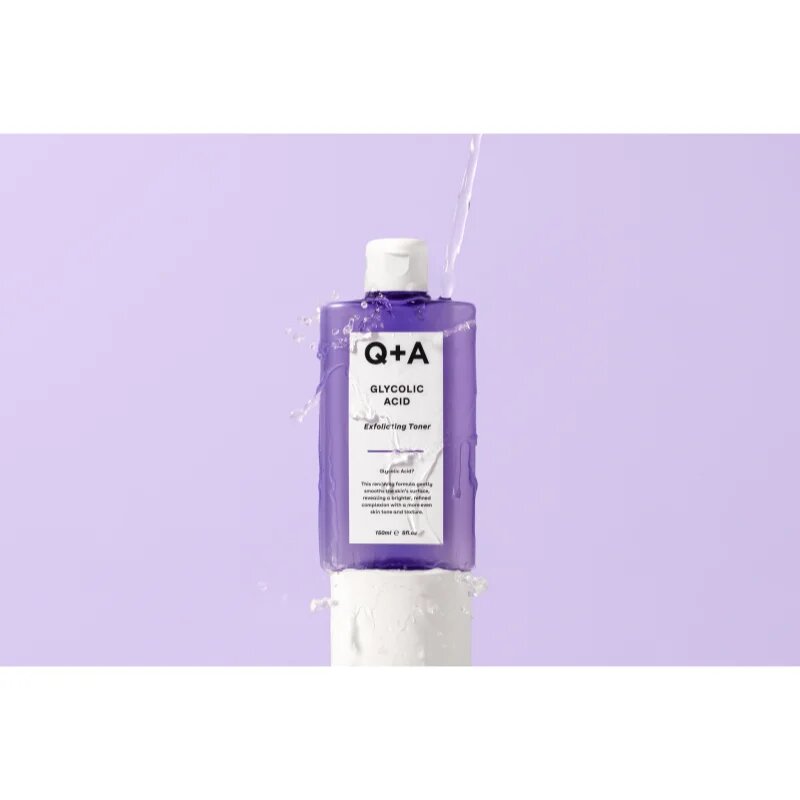 Q+A Glycolic Acid exfoliační čisticí tonikum s kyselinou glykolovou 150 ml