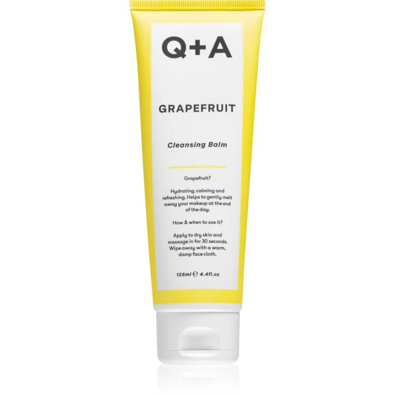 Q+A Grapefruit odličovací a čisticí balzám 125 ml