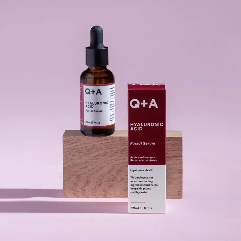 Q+A Hyaluronic Acid hydratační pleťové sérum s kyselinou hyaluronovou 30 ml