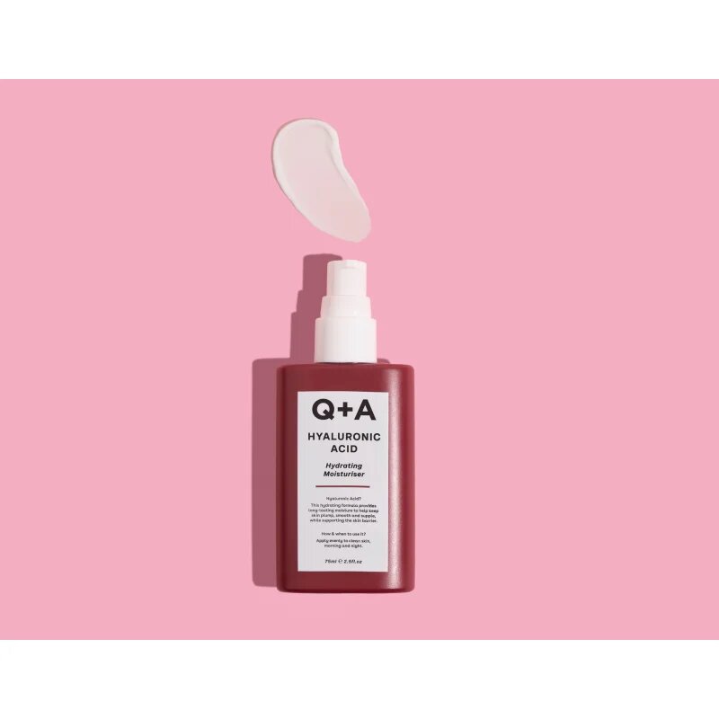 Q+A Hyaluronic Acid lehký hydratační krém na obličej 75 ml