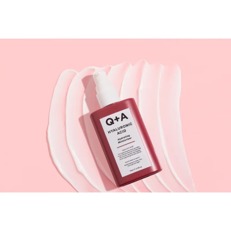 Q+A Hyaluronic Acid lehký hydratační krém na obličej 75 ml