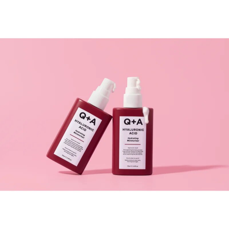 Q+A Hyaluronic Acid lehký hydratační krém na obličej 75 ml