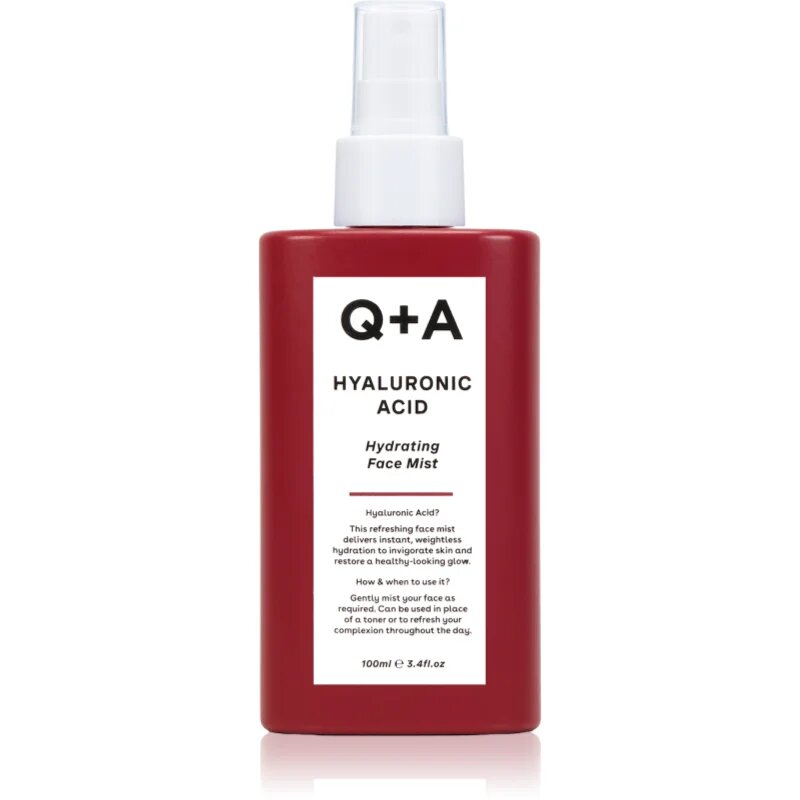 Q+A Hyaluronic Acid pleťová mlha pro intenzivní hydrataci 100 ml