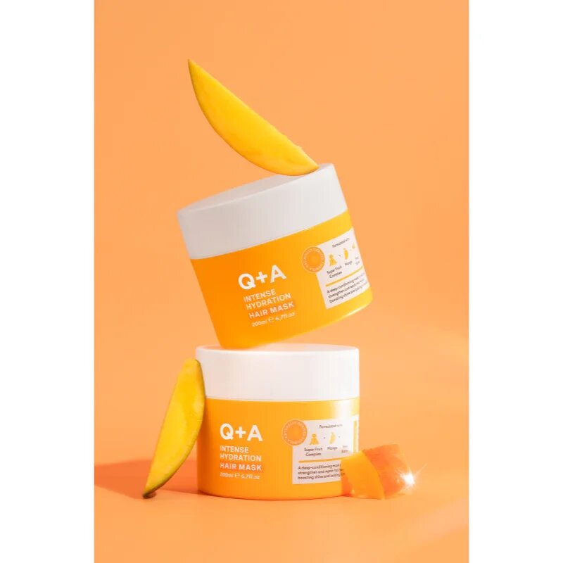 Q+A Intense Hydration intenzivní hydratační maska na vlasy 200 ml
