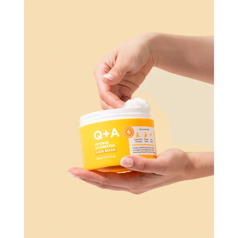 Q+A Intense Hydration intenzivní hydratační maska na vlasy 200 ml