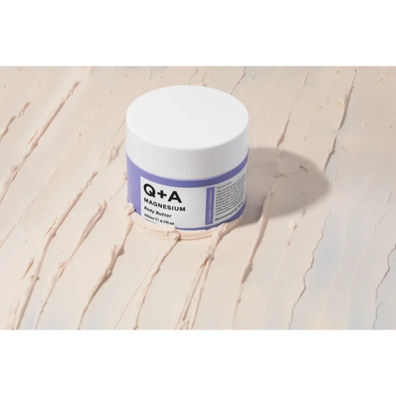 Q+A Magnesium tělové máslo vůně Lavender + Vanilla 200 ml