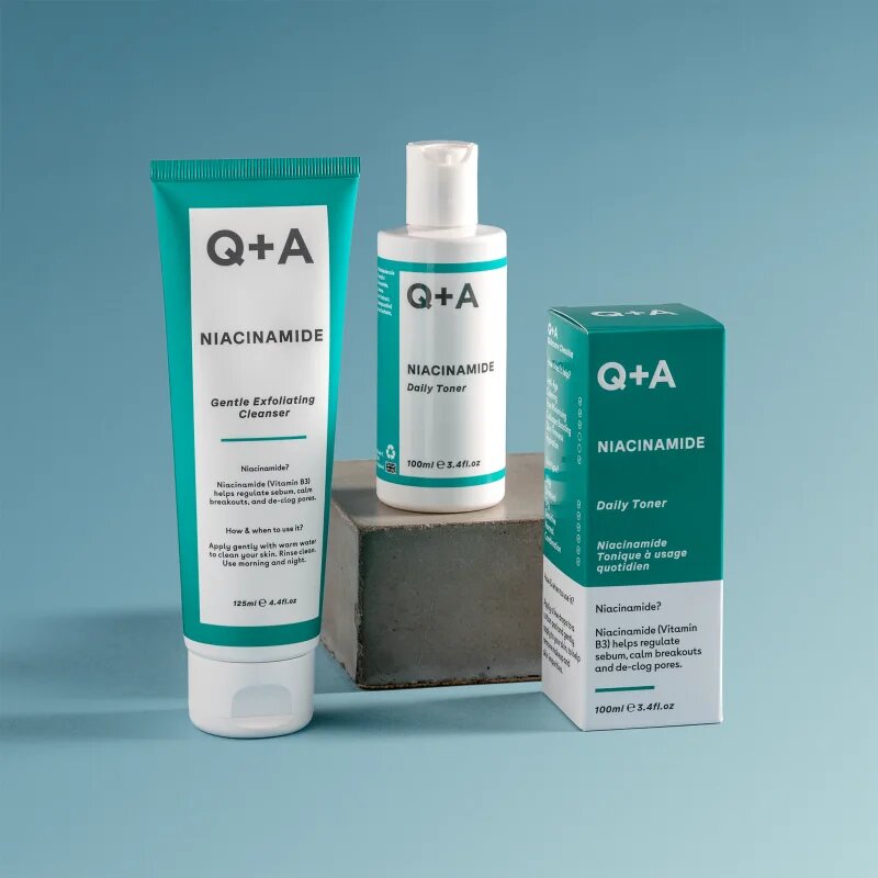 Q+A Niacinamide exfoliační čisticí gel 125 ml