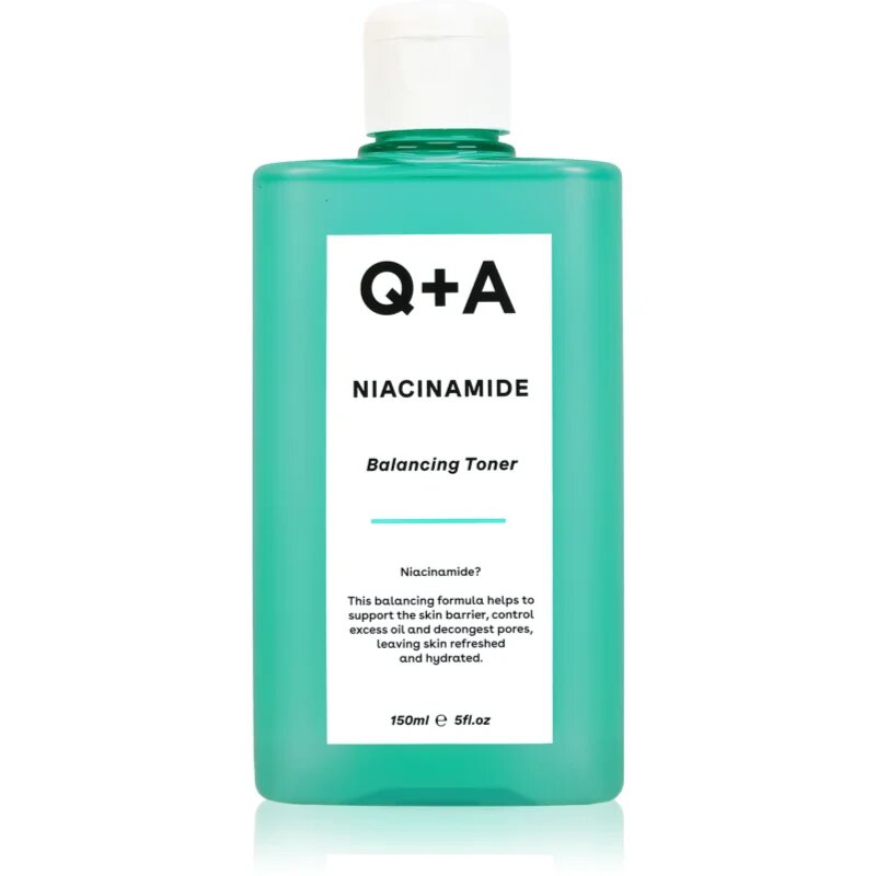 Q+A Niacinamide normalizační tonikum k redukci kožního mazu 150 ml