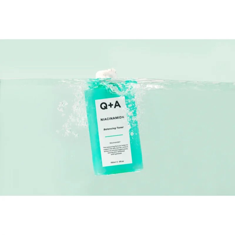 Q+A Niacinamide normalizační tonikum k redukci kožního mazu 150 ml