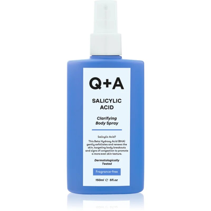 Q+A Salicylic Acid tělový sprej s exfoliačním účinkem 150 ml