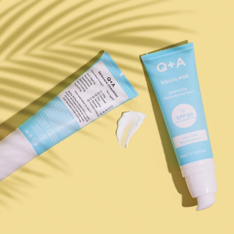 Q+A Squalane ochranný krém na obličej SPF 50 50 ml