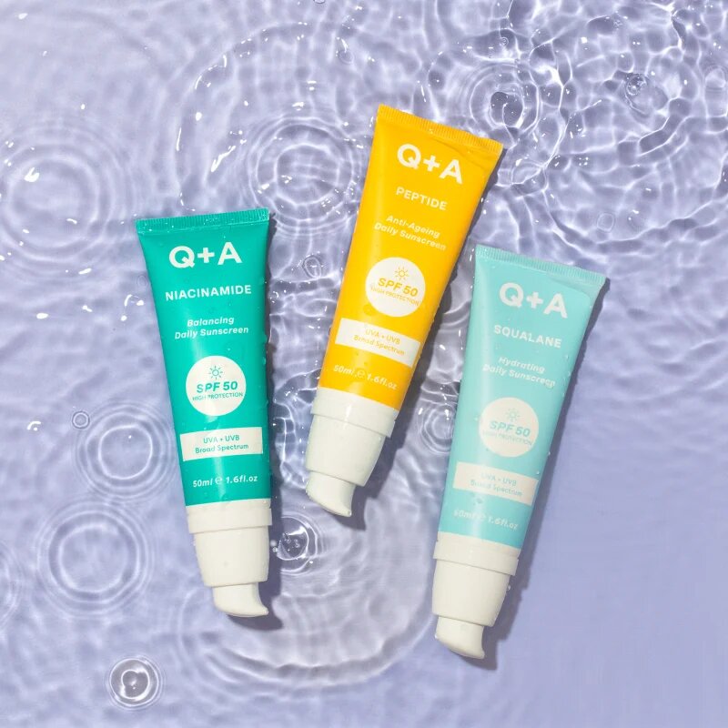Q+A Squalane ochranný krém na obličej SPF 50 50 ml