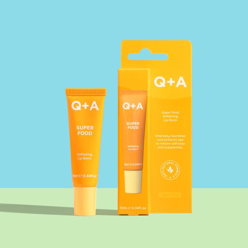 Q+A Super Food výživný balzám na rty 10 ml