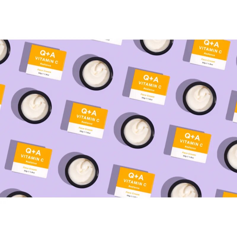 Q+A Vitamin C hydratační a rozjasňující pleťový krém bez parfemace 50 g
